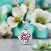 1.0 Ct Diamond Clavicle Pendant Necklace-Evani Naomi Jewelry