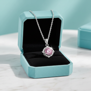 1.0 Ct Clavicle Tourmaline Birthstone Pendant Necklace