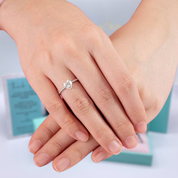 1.0 Ct Heart Cut Diamond Engagement Ring-Evani Naomi Jewelry