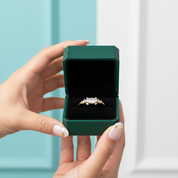 1.0 Ct Marquise Cut Diamond OptionClassic 18k Gold Engagement Ring