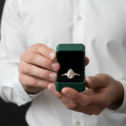 1.0 Ct Pear Cut Diamond OptionEngagement Ring - Evani Naomi Jewelry