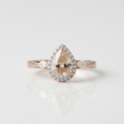 1.0 Ct Pear Cut Diamond OptionEngagement Ring - Evani Naomi Jewelry