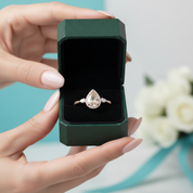 1.0 Ct Pear Cut Diamond OptionEngagement Ring - Evani Naomi Jewelry