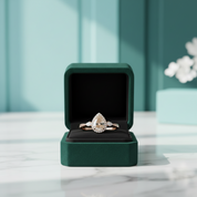 1.0 Ct Pear Cut Diamond OptionEngagement Ring - Evani Naomi Jewelry