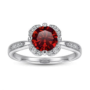 1.0 Ct Round Cut Diamond Engagement Ring-Evani Naomi Jewelry