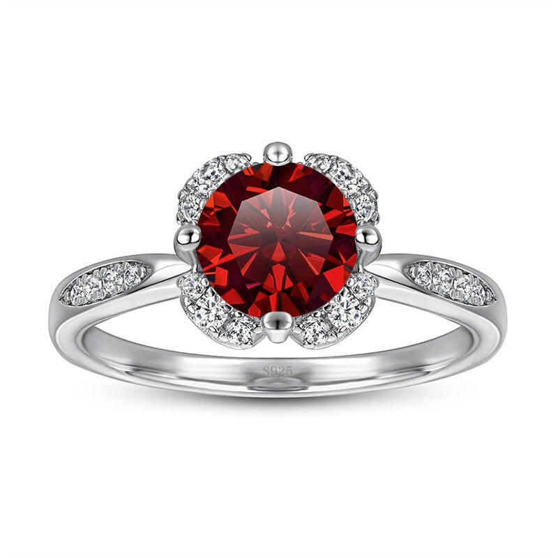 1.0 Ct Round Cut Diamond Engagement Ring-Evani Naomi Jewelry