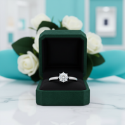 1.0 Ct Round Cut Diamond Option Engagement Ring