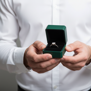 1.0 Ct Round Cut Diamond Option Engagement Ring