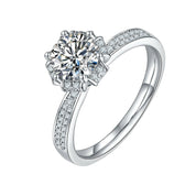 1.0 Ct Round Cut Diamond Engagement Ring-Evani Naomi Jewelry