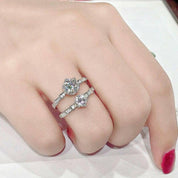 1.0 Ct Round Cut Diamond Engagement Ring-Evani Naomi Jewelry
