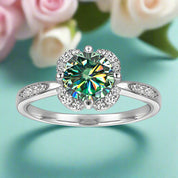 1.0 Ct Round Cut Diamond Engagement Ring-Evani Naomi Jewelry