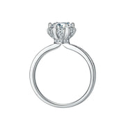 1.0 Ct Round Cut Diamond Engagement Ring-Evani Naomi Jewelry