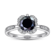 1.0 Ct Round Cut Diamond Engagement Ring-Evani Naomi Jewelry