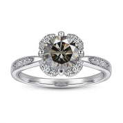 1.0 Ct Round Cut Diamond Engagement Ring-Evani Naomi Jewelry
