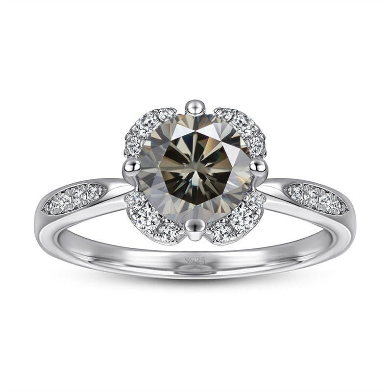 1.0 Ct Round Cut Diamond Engagement Ring-Evani Naomi Jewelry