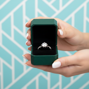1.0 Ct Round Cut Diamond Option Engagement Ring - Evani Naomi Jewelry