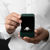 1.0 Ct Round Cut Diamond Option Engagement Ring - Evani Naomi Jewelry