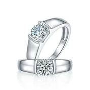 1.0 Ct Round Cut Diamond Men's Ring-Evani Naomi Jewelry