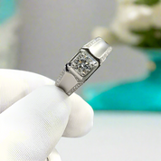 1.0 Ct Round Cut Diamond Men's Ring-Evani Naomi Jewelry
