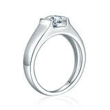 1.0 Ct Round Cut Diamond Men's Ring-Evani Naomi Jewelry