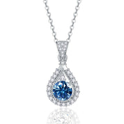 1.0 Ct Round Cut Diamond Pendant Necklace-Evani Naomi Jewelry