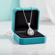 1.0 Ct Round Cut Tourmaline Birthstone Pendant Necklace