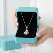 1.0 Ct Round Cut Tourmaline Birthstone Pendant Necklace