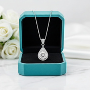 1.0 Ct Round Cut Diamond Birthstone Pendant Necklace-Evani Jewelry