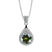 1.0 Ct Round Cut Diamond Pendant Necklace-Evani Naomi Jewelry