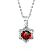 1.0 Ct Round Cut Diamond Star Pendant Necklace-Evani Naomi Jewelry