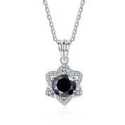 1.0 Ct Round Cut Diamond Star Pendant Necklace-Evani Naomi Jewelry