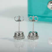 1.0 Ct Round Cut Diamond Stud Earrings-Evani Naomi Jewelry