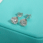 1.0 Ct Round Cut Diamond Stud Earrings-Evani Naomi Jewelry
