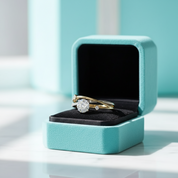 1.0 Ct Round Cut Diamond Birthstone Wedding Ring-Evani Jewelry