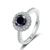 1.0 Ct Round Diamond Adjustable Engagement Ring-Evani Naomi Jewelry