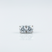 1.0 Ct Round Diamond OptionCow Head Stud Earrings