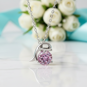 1.0 Ct Round Cut Tourmaline Birthstone Dolphin Pendant Necklace