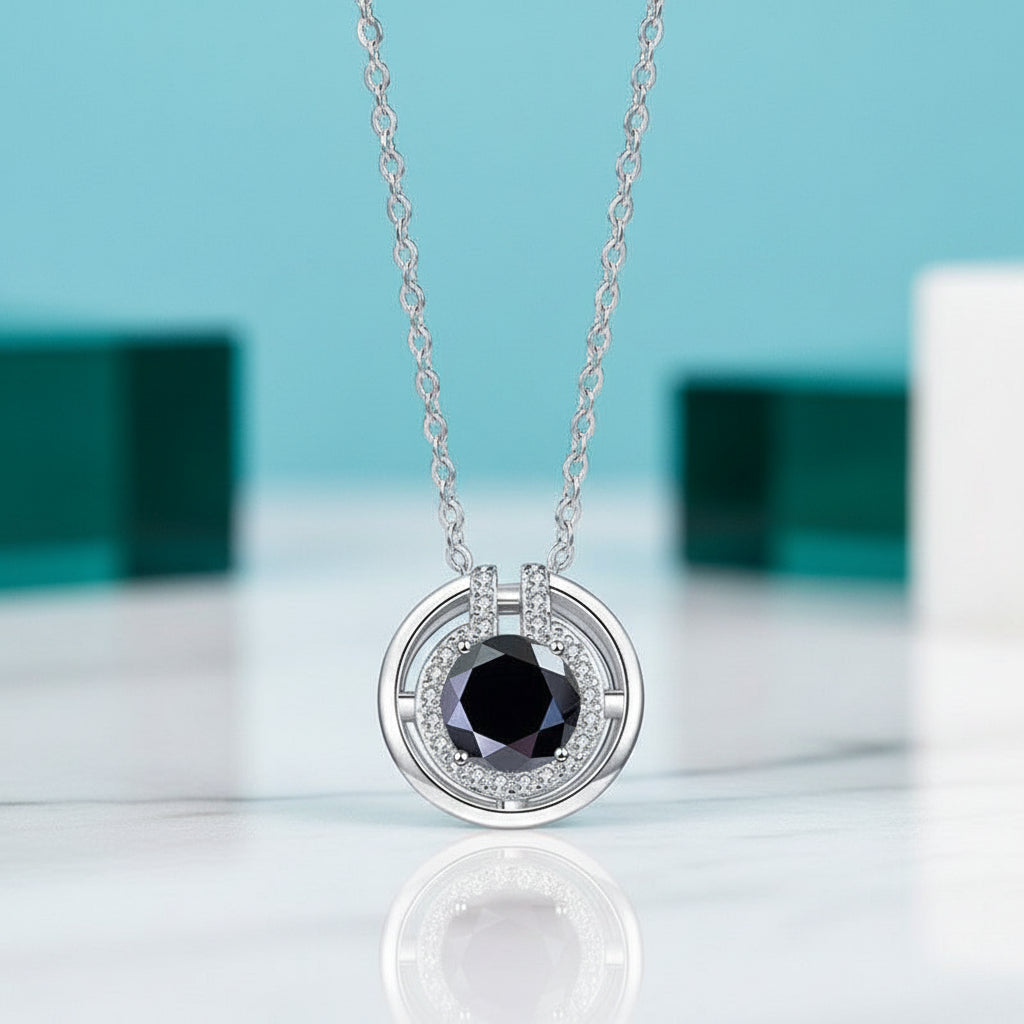 1.0 Ct Round Diamond Elegant Necklace-Evani Jewelry