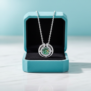 1.0 Ct Round Cut Peridot Birthstone Elegant Necklace-Evani Jewelry