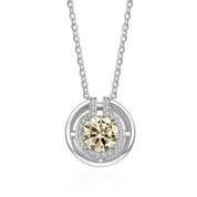 1.0 Ct Round Diamond Elegant Necklace-Evani Naomi Jewelry
