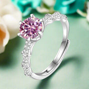 1.0 Ct Round Diamond Engagement Ring-Evani Naomi Jewelry