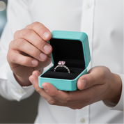 1.0 Ct Round Cut Tourmaline Birthstone Engagement Ring