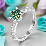 1.0 Ct Round Diamond Engagement Ring-Evani Naomi Jewelry