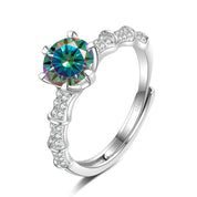 1.0 Ct Round Diamond Engagement Ring-Evani Naomi Jewelry