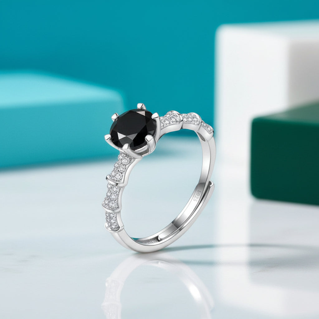 1.0 Ct Round Diamond Engagement Ring-Evani Jewelry