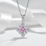 1.0 Ct Round Cut Tourmaline Birthstone Pendant Necklace