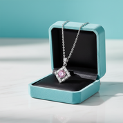 1.0 Ct Round Cut Tourmaline Birthstone Pendant Necklace