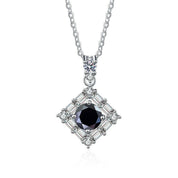 1.0 Ct Round Diamond Necklace-Evani Naomi Jewelry