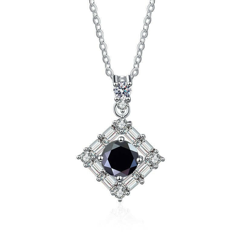 1.0 Ct Round Diamond Necklace-Evani Naomi Jewelry