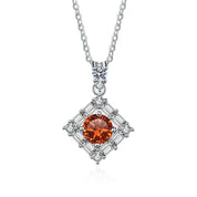 1.0 Ct Round Diamond Necklace-Evani Naomi Jewelry